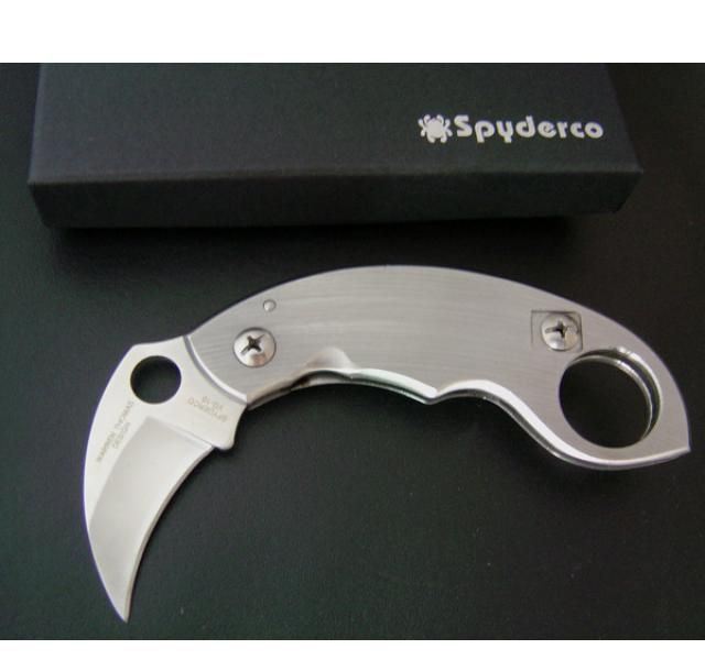 Spyderco蜘蛛C84P全钢虎爪(Karambit）