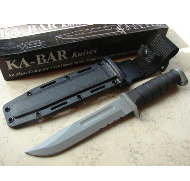 美国卡巴D2钢-KaBar 1221战术军刀
