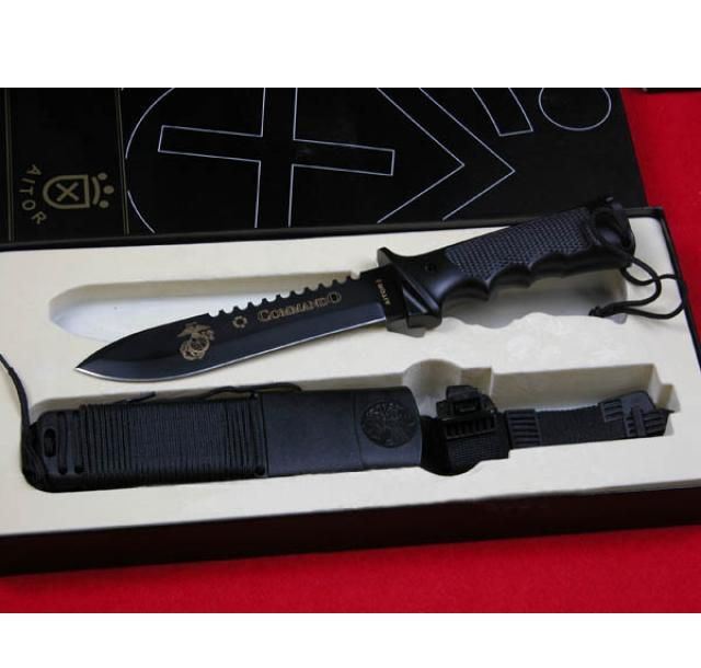 正品西班牙AITOR海军陆战队格斗刀16021-1纪念版